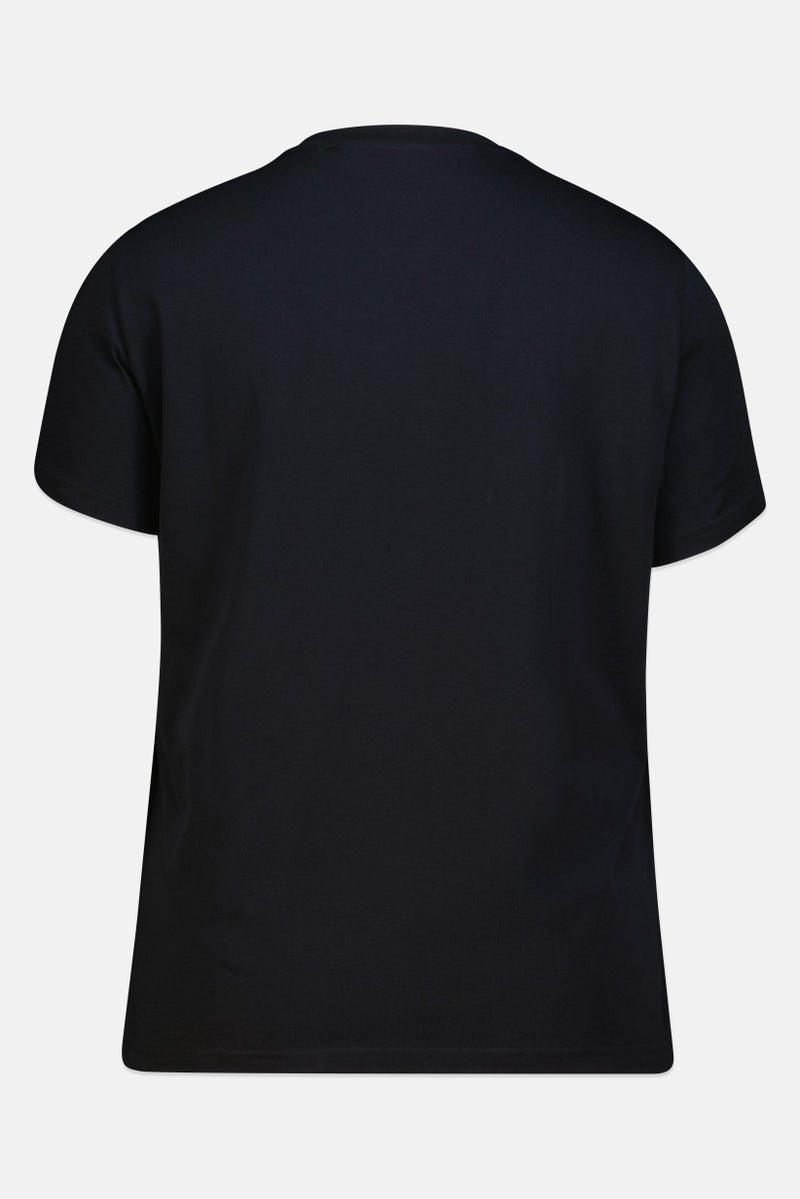 Adidas Women Sportswear Fit Short Sleeve Outdoor T-Shirt, Black - Image 2